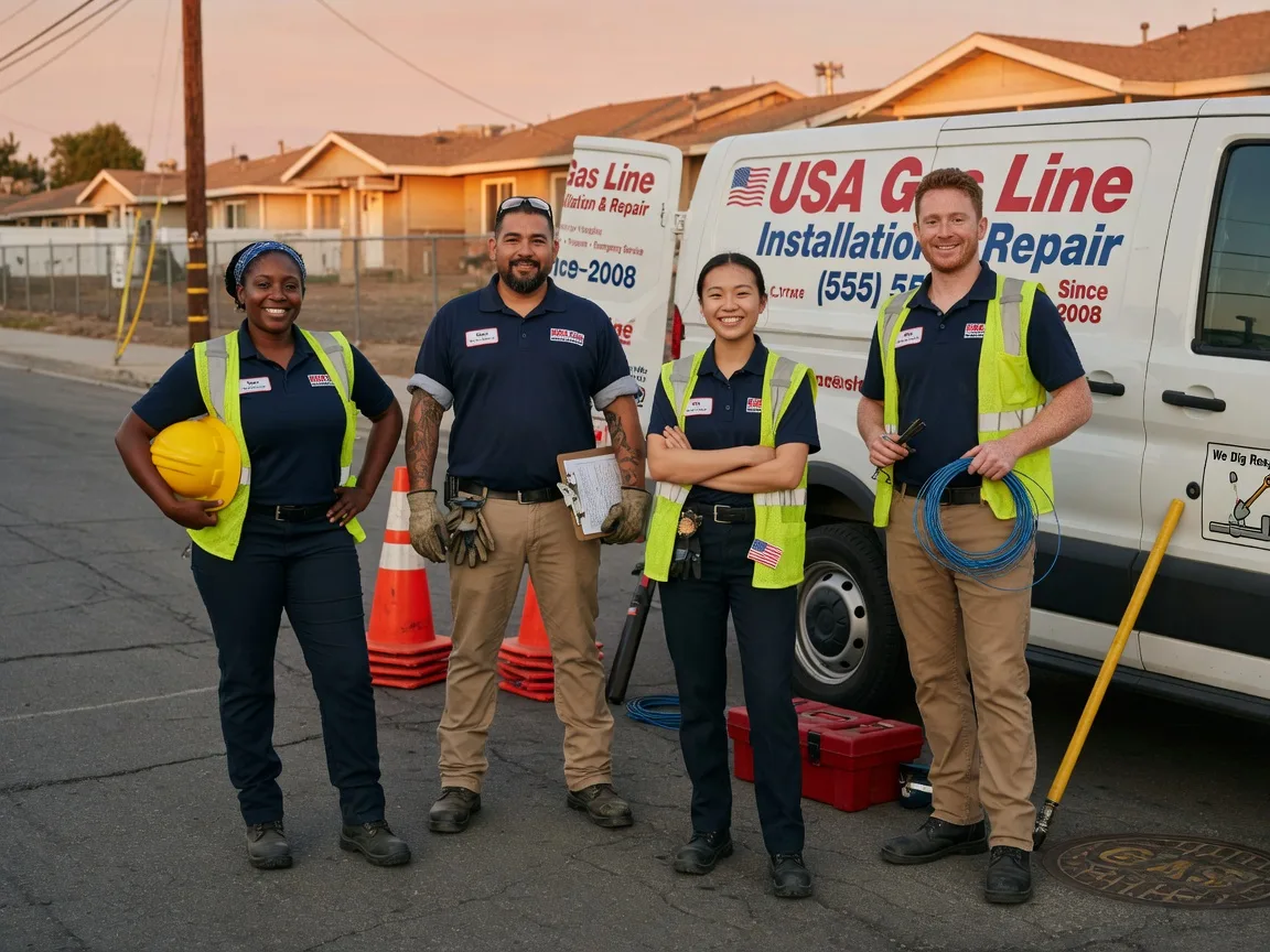Gas Line Installation company in Canyon Dam, CA